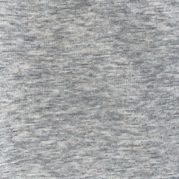 J. CREW Heather Gray With Cream Ruffle Sleeveless Top - Picture 3 of 8